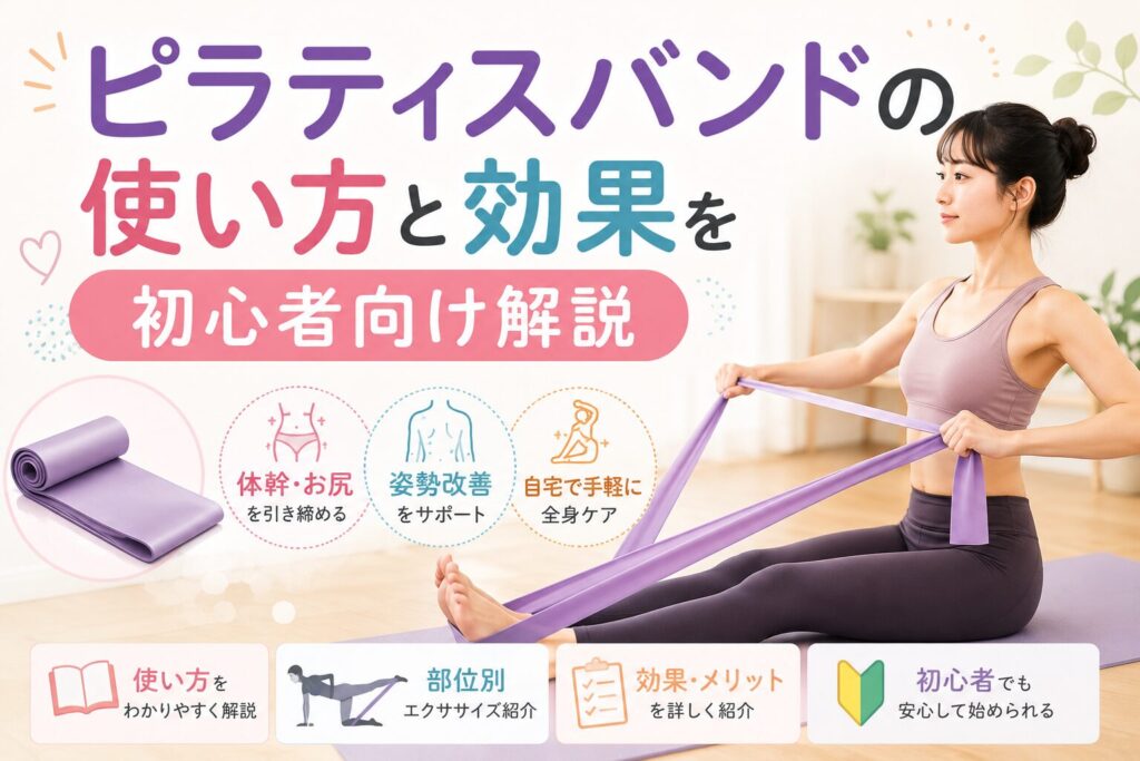 ピラティスバンドの使い方と効果を初心者向け解説